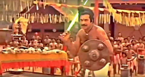 The video, titled 'Northen Wars: The Last Jedi' replaces the Kalari sword from the famous fights like the ones between Chanthu (played by Mammootty) and Tulunadan expert Aringodar with light sabers.