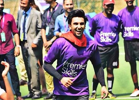 Ranveer Singh says he has been into the Premiere League for 17-18 years and with his appointment as its brand ambassador, he understands his role in growth and development of sports culture in India. (Photo | Instagram)