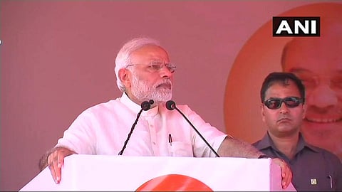 PM Modi in Puducherry on Sunday | PTI Photo