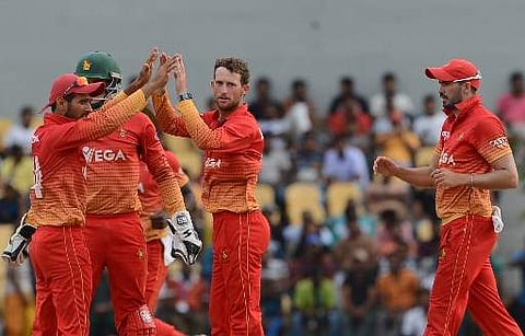 Zimbabwe cricketer Sean Williams (C) (File | AFP)