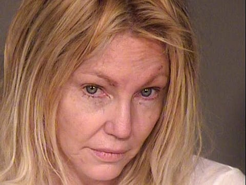 This undated booking photo provided by the Ventura County Sheriff's Office shows actress Heather Locklear. (AP)