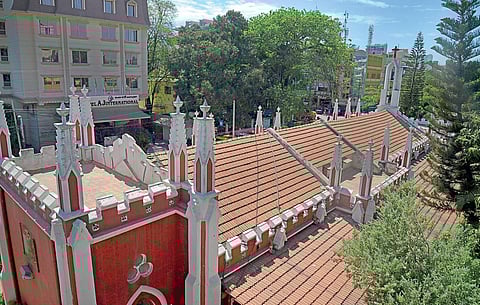 1&2. St Paul’s Church next to Bowring and Lady Curzon Hospital