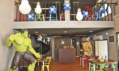 A table with the avengers