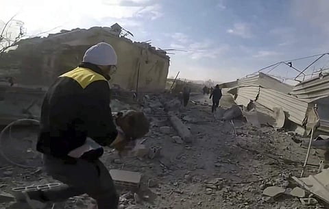 More than 780 civilians including 170 children have been killed since the Syrian regime launched the assault. (Photo | AP)