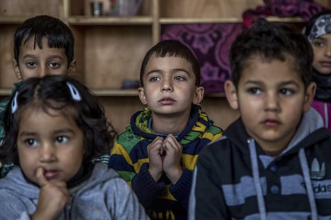 File image of Kashmiri children | AP