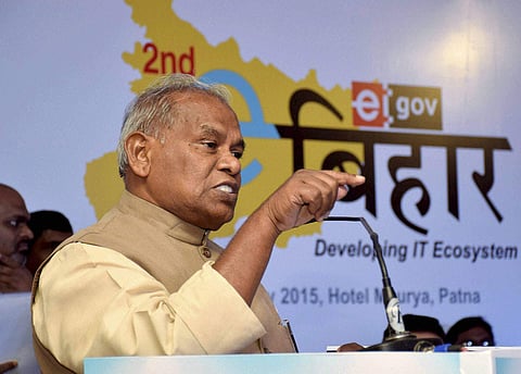 A file photo of Former Bihar Chief Minister Jitan Ram Manjhi.