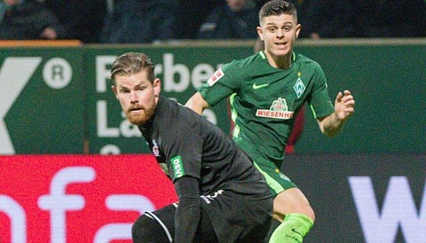 Milot Rashica impressed on only his second start for Bremen. (Photo | Bundesliga English Twitter)