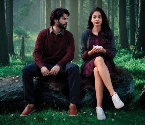 Varun Dhawan and Banita Sandhu in the official poster of October.