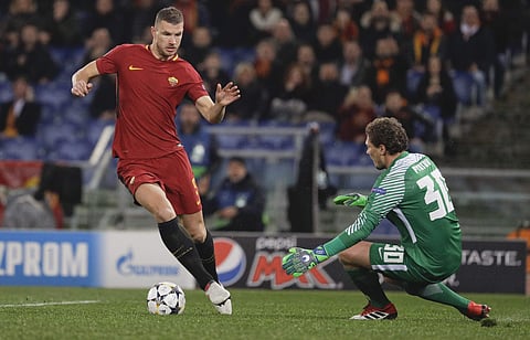 Roma forward Edin Dzeko | AP