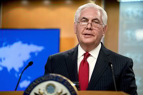 Recently sacked US Secretary of State Rex Tillerson. | AP