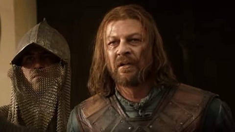 Sean Bean playing Ned Stark in Game of Thrones (Youtube screengrab)