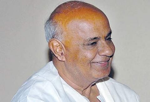 JD(S) supremo HD Deve Gowda