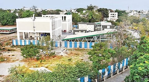 A view of the Shenoy Nagar metro station | ASHWIN PRASATH