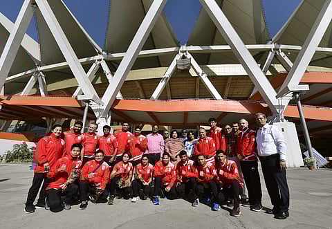 Indian boxing contingent for the Commonwealth Games 2018. | PTI