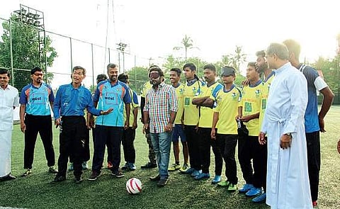 National blind football team