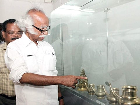 Minister Kadannappally Ramachandran at Bastion Bungalow, Fort Kochi | Express