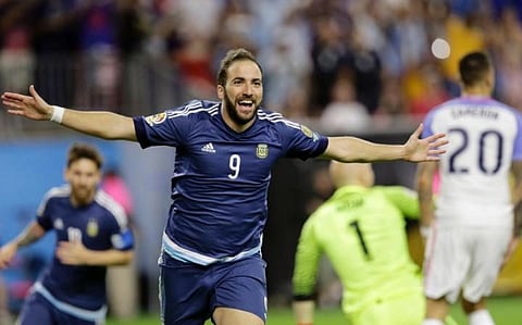Argentina centre-forward Gonzalo Higuain. (File|AP)