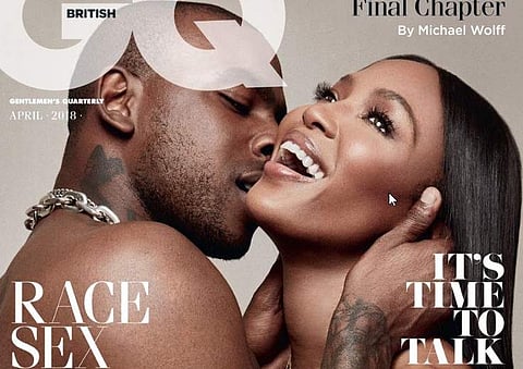 Skepta and Naomi Campbell appear on the cover of British GQ. (Photo |Twitter@ British GQ)