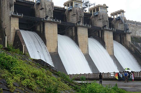 EPS file image of a dam used for representational purpose only.