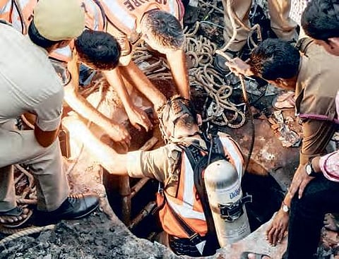 File picture of a rescue operation for Gunja Gangaraju | Express