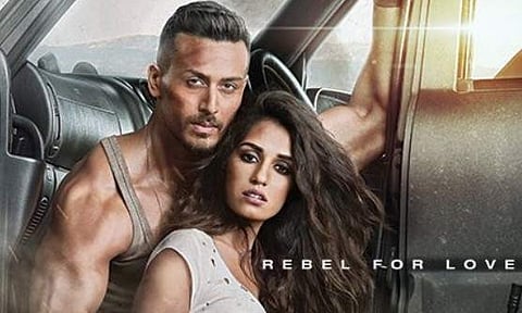 Tiger Shroff with Disha Patani in Baaghi 2. (Image Courtesy Twitter)