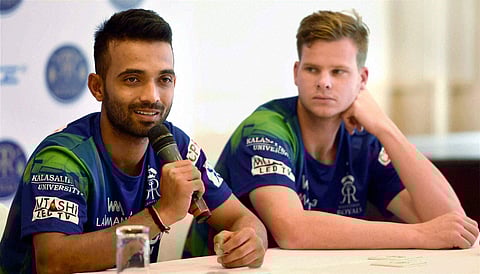 Ajinkya Rahane (L) will lead Rajasthan Royals in place of Steve Smith (R). ( File | PTI )