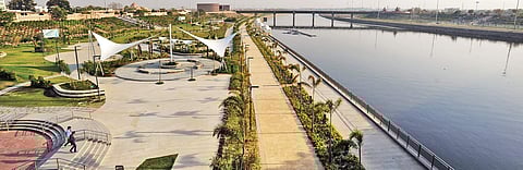 The Gomti riverfront.| Express