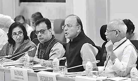 The first GST Council meeting was chaired by then Union Finance Minister Arun Jaitley in September 2016.