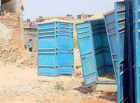 The portion of the collapsed building of the Government Urdu School No 5