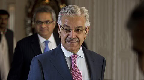 Pakistan's Foreign Minister Khawaja Mohammad Asif