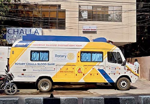 Mobile Blood donation van
