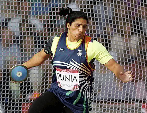 Discus thrower Seema Punia (File | PTI)
