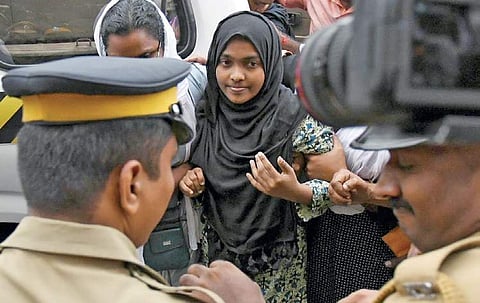 The NIA is on the lookout for Sherin Shahana and Fasil Musthafa from Malappuram who had been in touch with Hadiya before she was converted in 2015. (File photo)