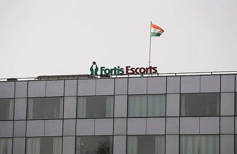 A Fortis hospital building is pictured in New Delhi (File Photo | Reuters)