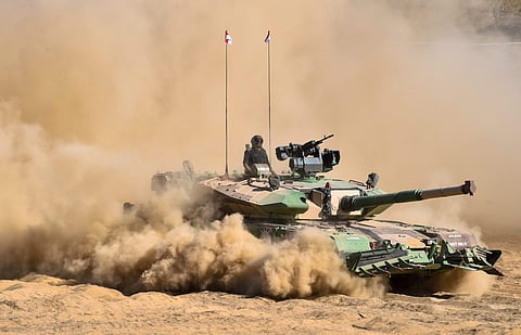 The DefExpo in Chennai, which opened on Wednesday, has attracted people from various countries. | PTI