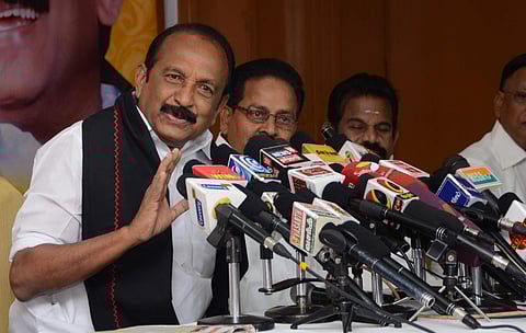 MDMK chief Vaiko (File photo | EPS)