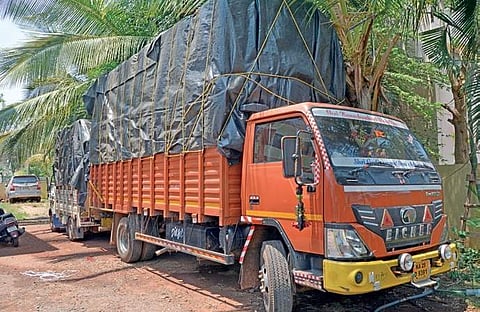 A truck-load of pressure cookers that was recently seized in Hubballi