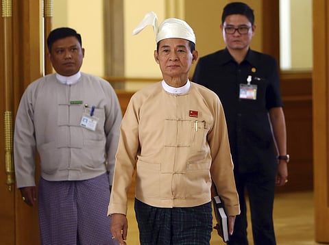 President Win Myint said the pardons would be granted on humanitarian grounds during the Buddhist new year festival known as Thingyan. (File | AP)