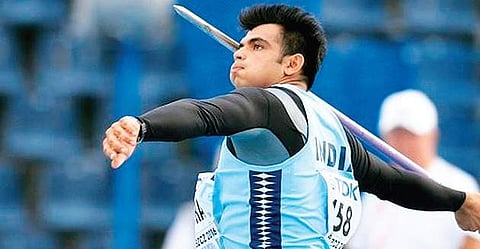 Commonwealth Games Gold medal-winning javelin thrower Neeraj Chopra (File Photo)