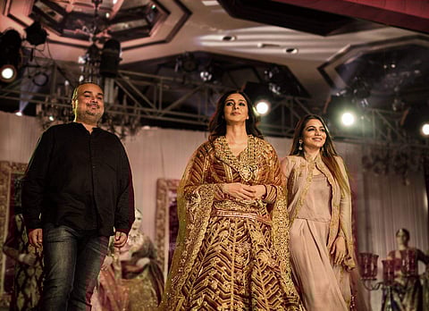 Rimple and Harpreet Narula with Tabu at YFLO GoGetter 2018 | Facebook