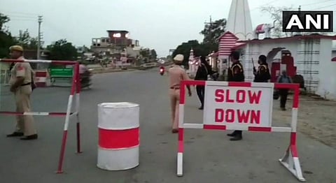 Security heightened in Pathankot after reports of suspicious movement being detected in the area. (Photo | ANI)