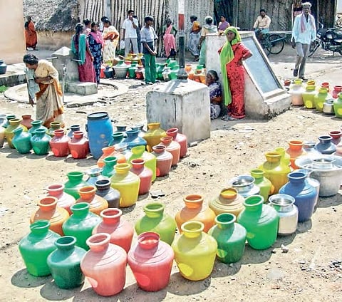 Prakasam district is facing worst potable water crisis in Andhra Pradesh