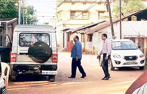 Punjilal Meher being picked up by Crime Branch from his residence | Express