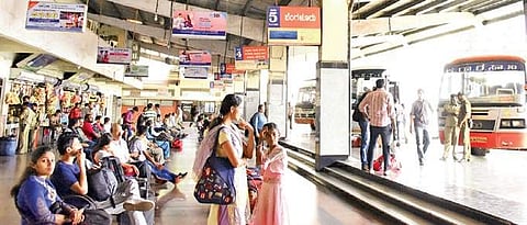 A file photo of KSRTC bus stand in Mangaluru
