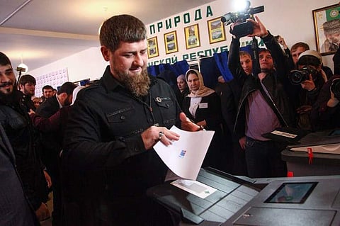 Chechnya's leader Ramzan Kadyrov. | AFP