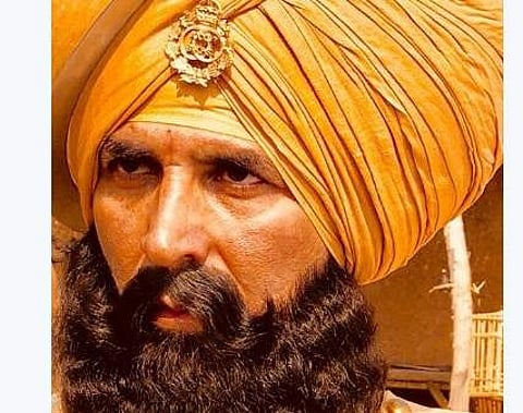 Akshay Kumar in his 'Kesari' avatar.