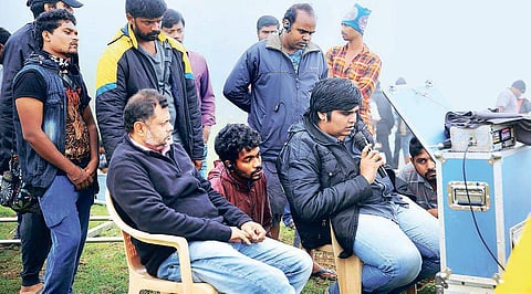 Srinivasan Elangovan with Karthik Subbaraj