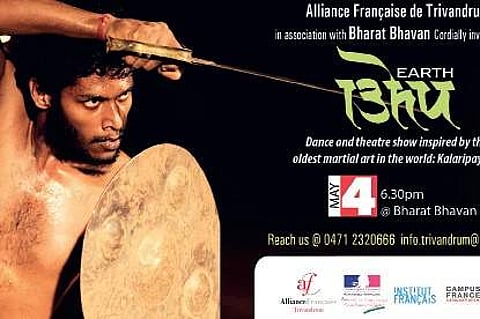 Kalaripayattu-inspired dance show at Alliance Francaise de Trivandrum