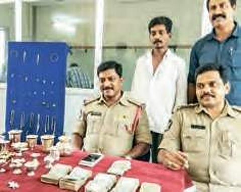 One held, valuables recovered in Andhra Pradesh
