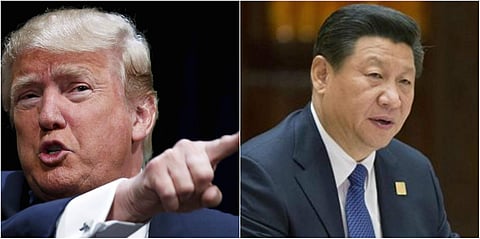 US President Donald Trump (Left) and Chinese President Xi Jinping (Right). (File | AP)